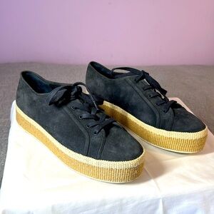 Vince navy suede espadrille sneakers. Worn 3-4 x. EUC.